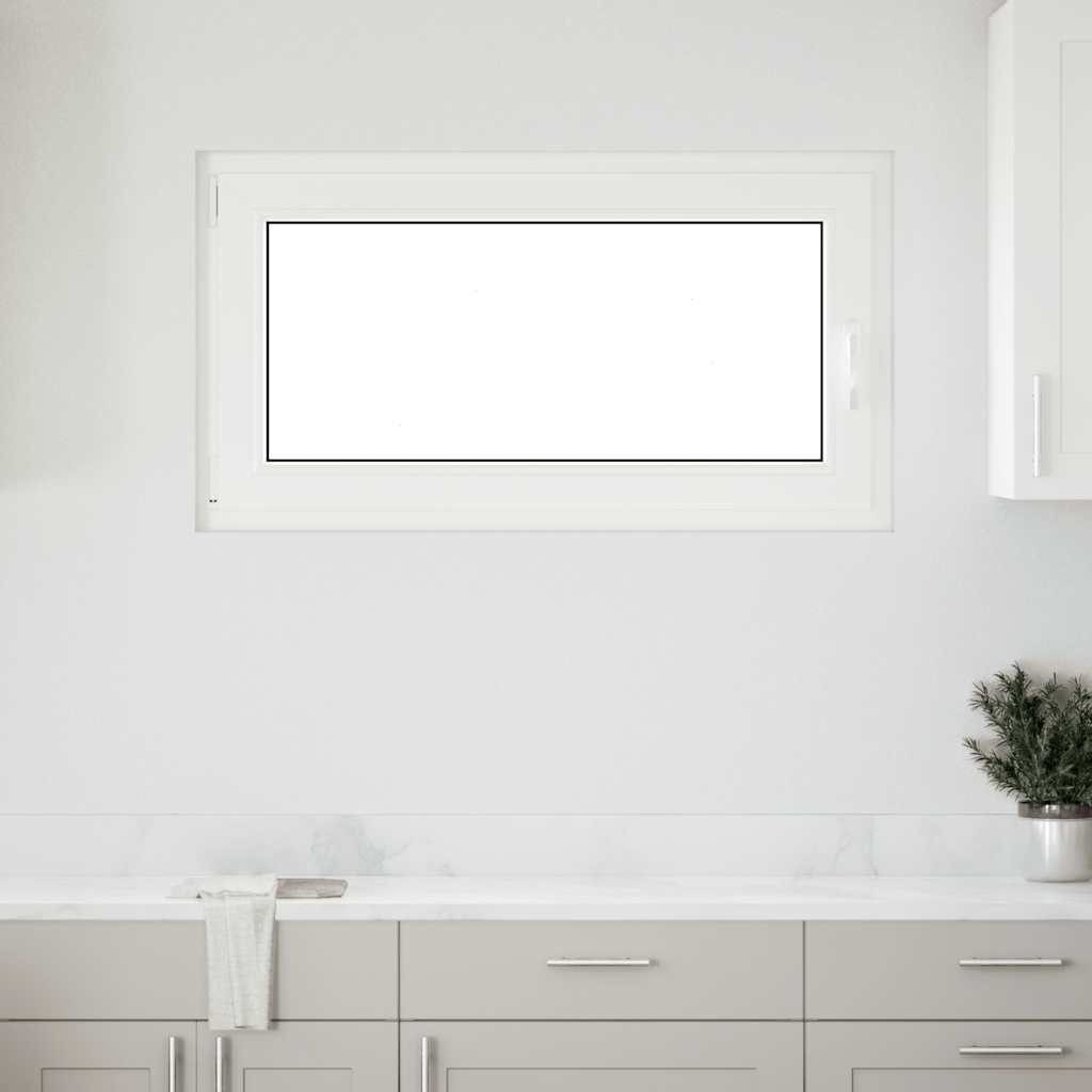 Kellerfenster RISOR 110x70 cm Drehkipp DIN Links Weiß