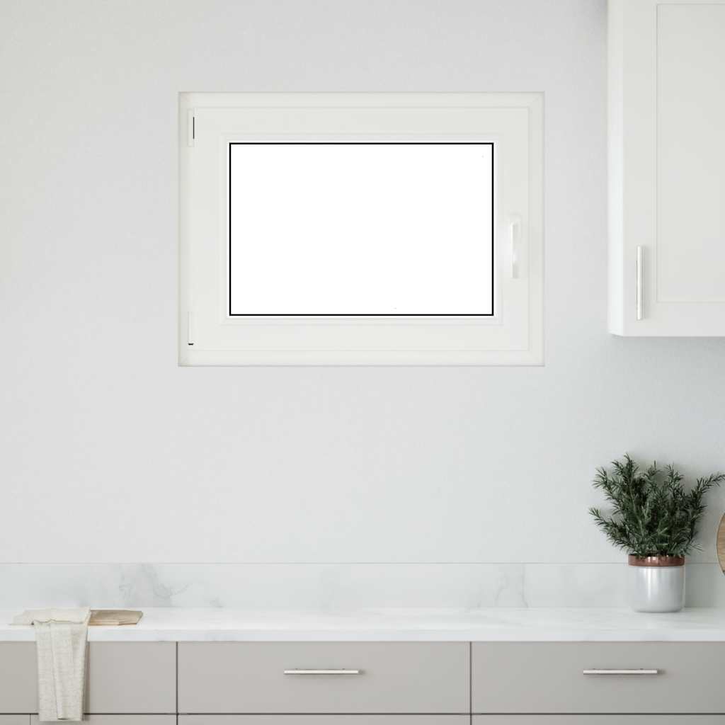 Kellerfenster RISOR 80x50 cm Drehkipp DIN Links Anthrazit
