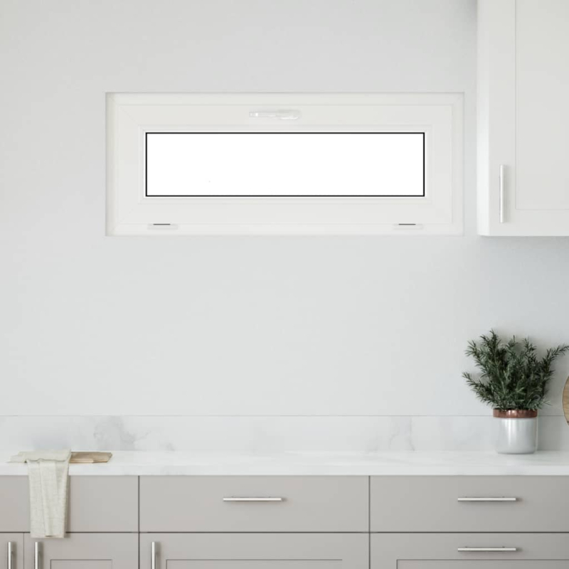 Kellerfenster RISOR 100x40 cm Kipp 3-fach Verglasung Anthrazit