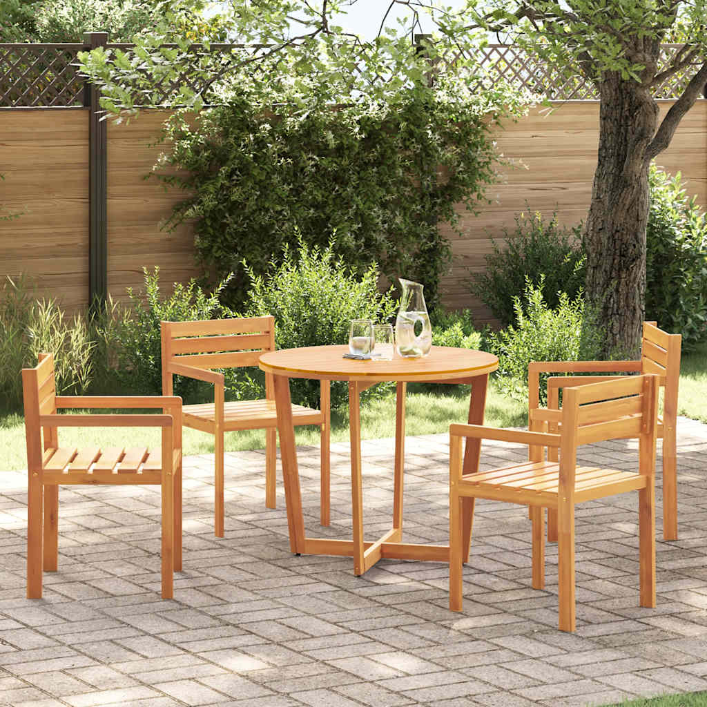 Gartenstühle 4 Stk. 50x53x80 cm Massivholz Akazie