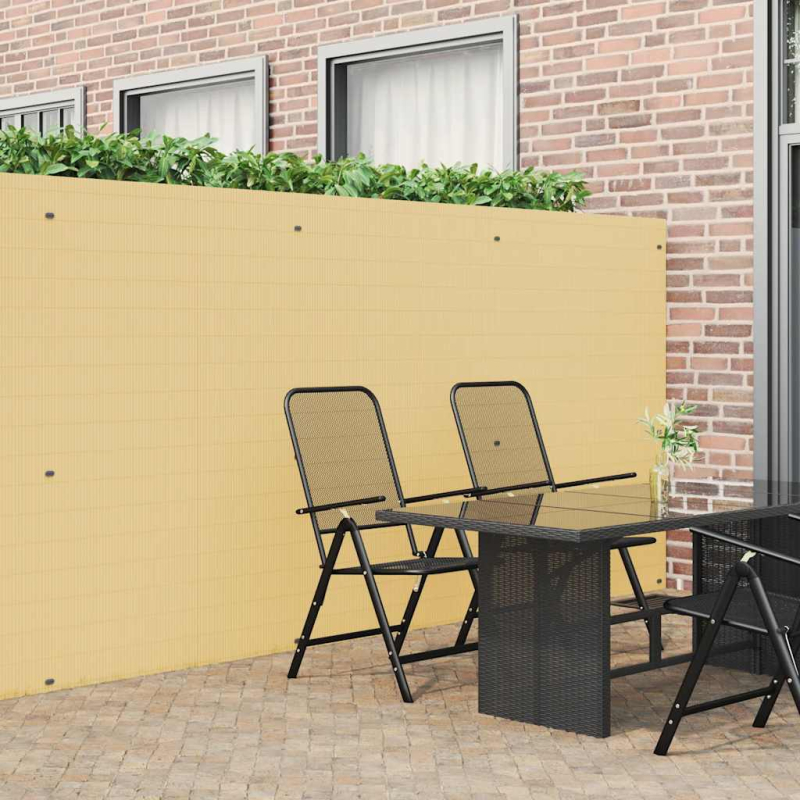 Gartenzaun Doppelseitig Gelb 1,8x5 m PVC