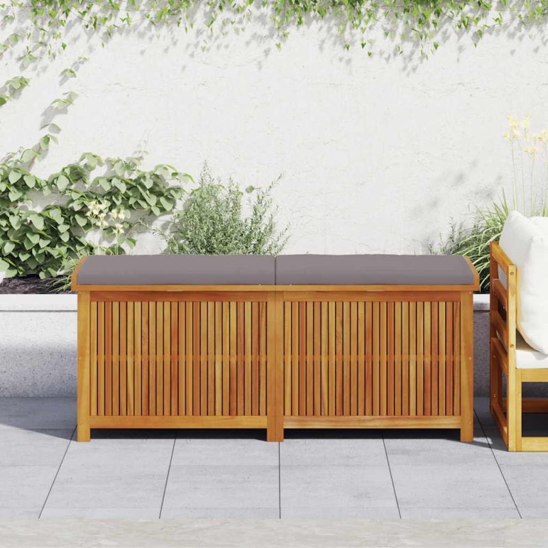 Outdoor-Kissenbox 150x50x60,5 cm Massivholz Akazie