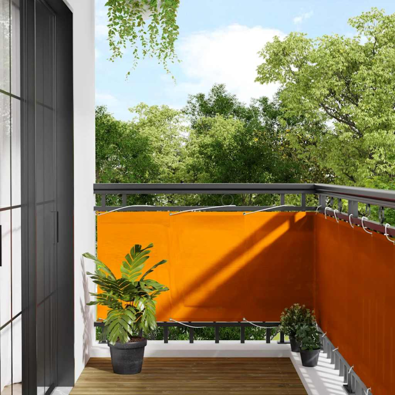 Balkon-Sichtschutz Rot 120x1000cm 100% Polyester-Oxford