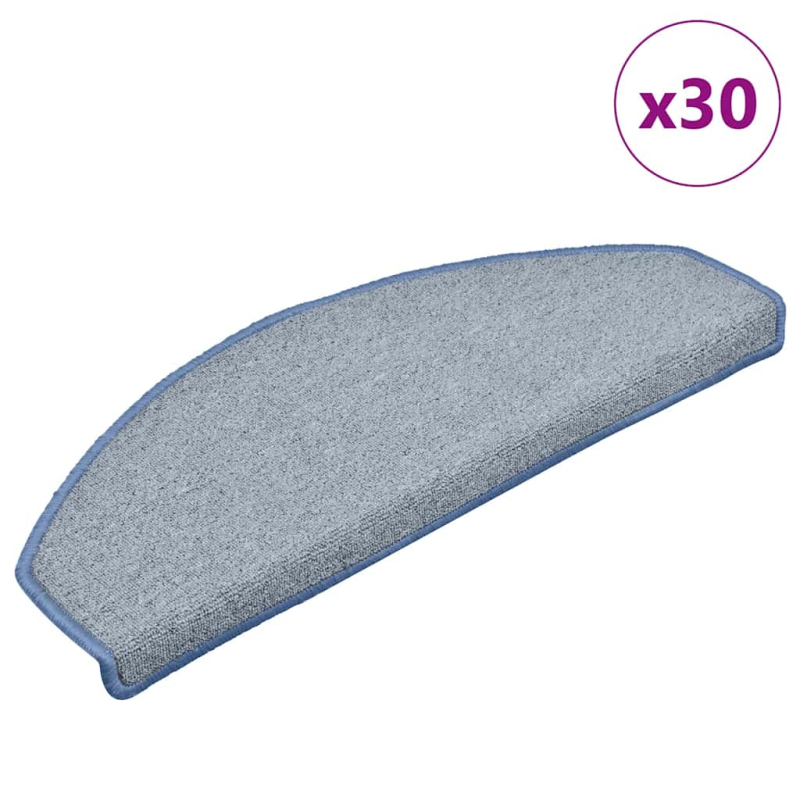 Stufenmatten 30 Stk. Hellgrau und Blau 65x24x4 cm