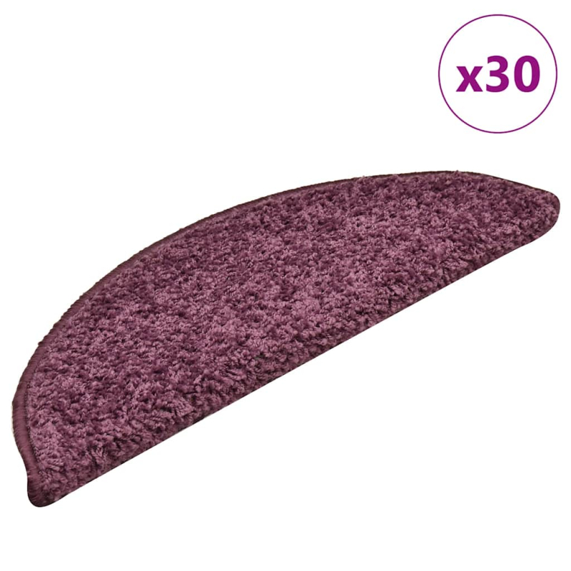 Stufenmatten 30 Stk. Dunkellila 56x17x3 cm