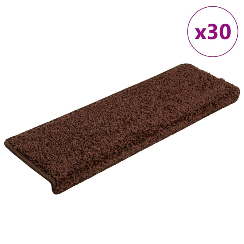 Stufenmatten 30 Stk. 65x21x4 cm Braun