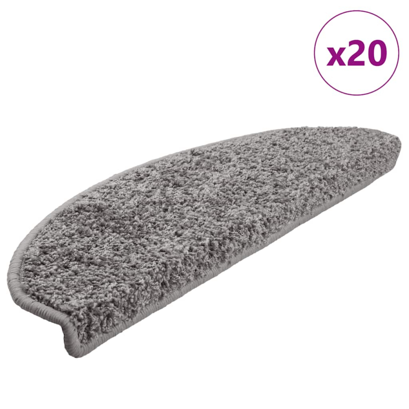 Stufenmatten 20 Stk. Grau 65x21x4 cm