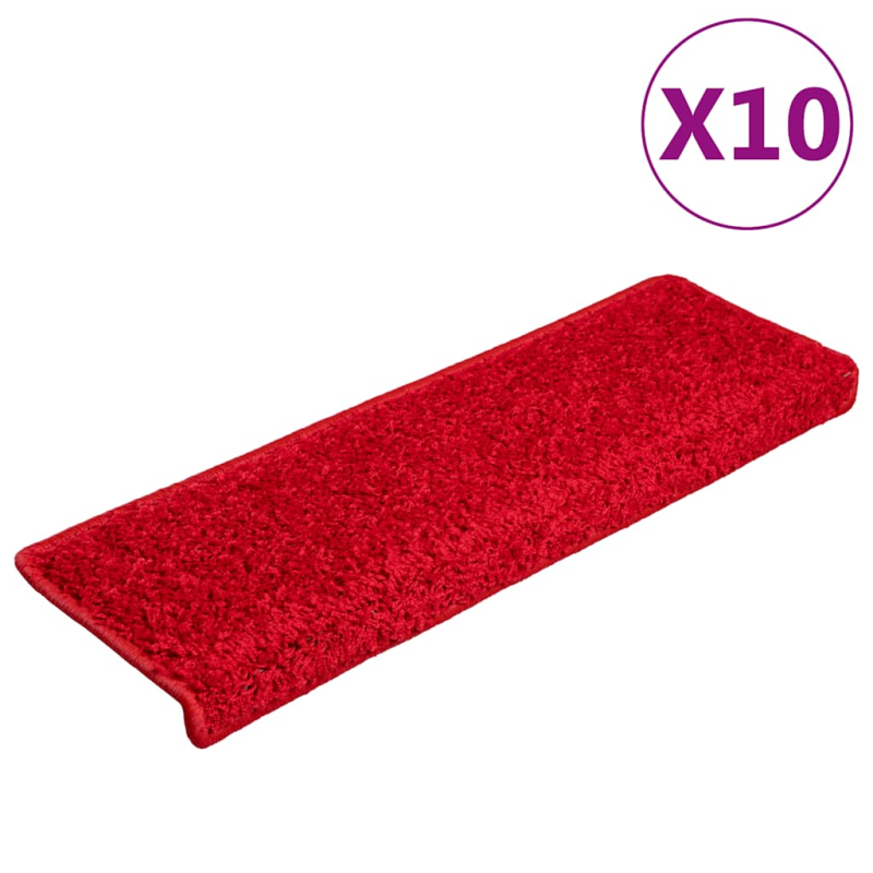 Stufenmatten 20 Stk. 65x21x4 cm Rot