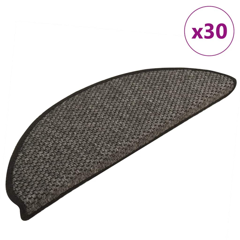 Stufenmatten Selbstklebend Sisal-Optik 30Stk. 65x21x4cm