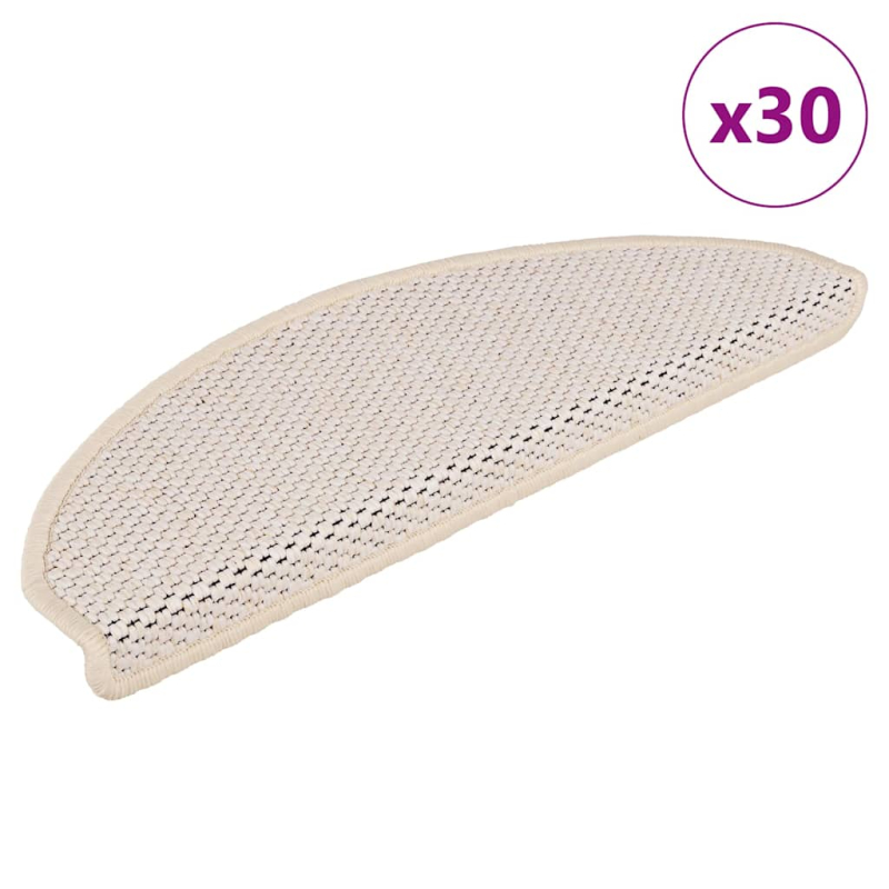 Stufenmatten Selbstklebend Sisal-Optik 30Stk. 65x21x4cm