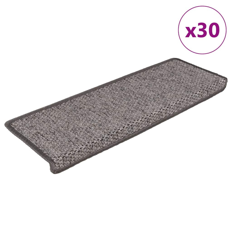 Stufenmatten Selbstklebend Sisal-Optik 30 Stk. 65x21x4cm