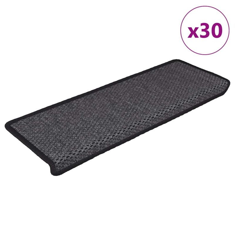 Stufenmatten Selbstklebend Sisal-Optik 30Stk. 65x21x4cm