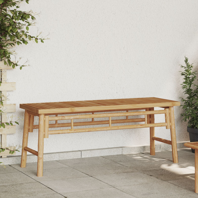 Gartenbank 110x38x45 cm Bambus