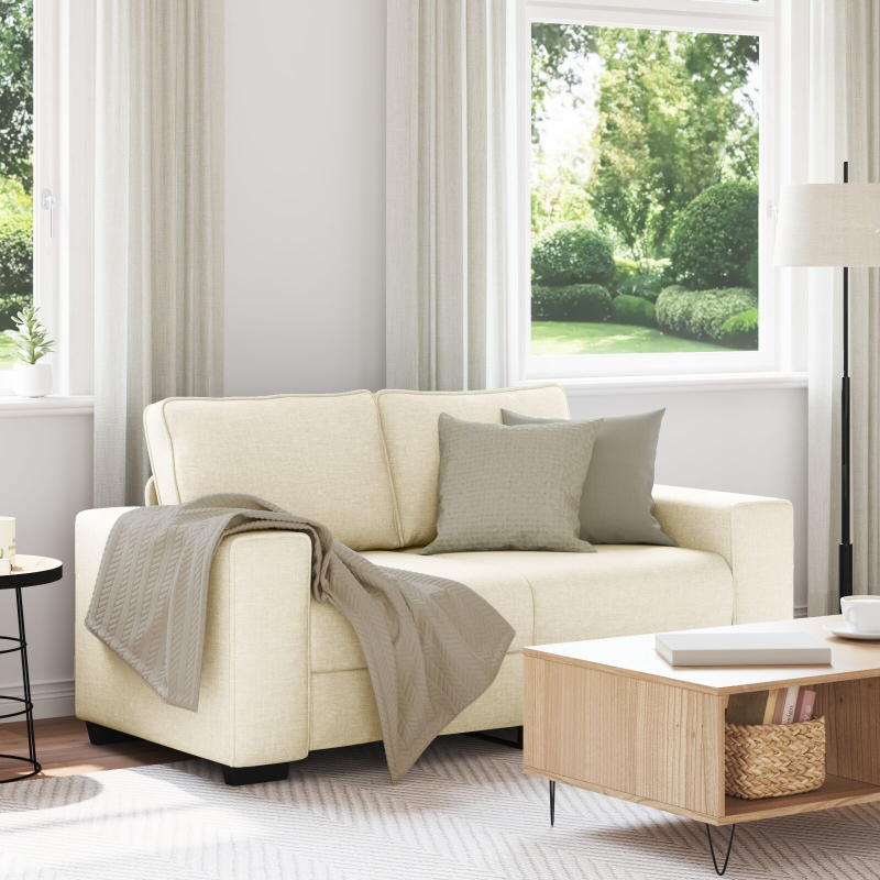 2-Sitzer-Sofa 120 cm Leinen
