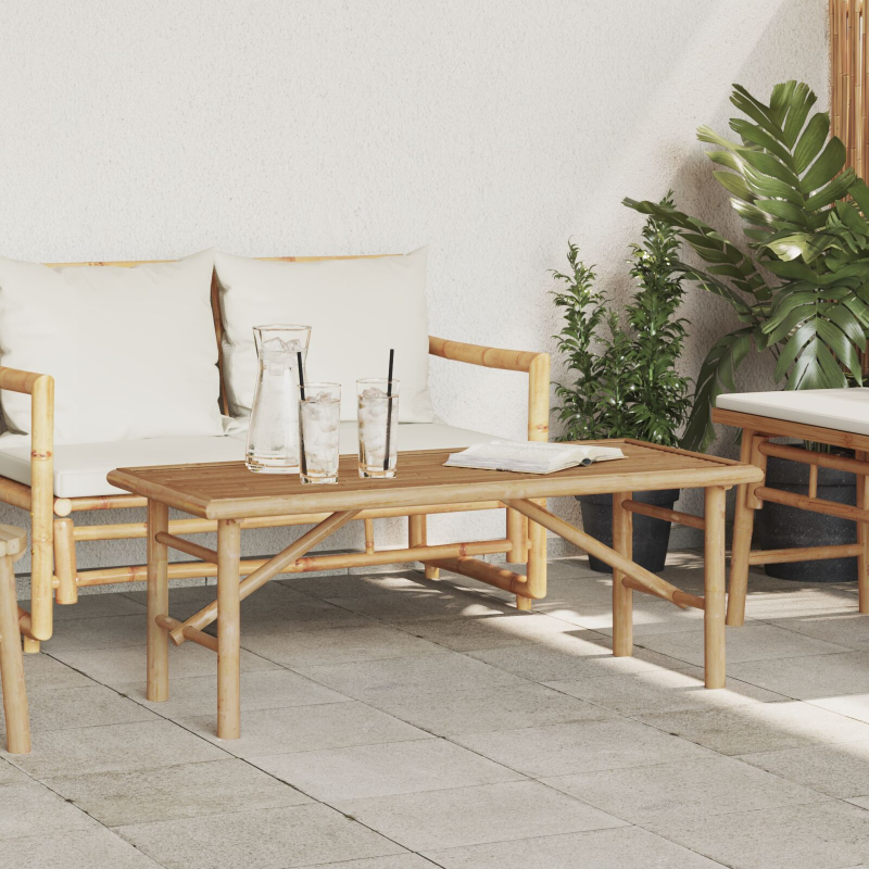 Couchtisch 110x50x43 cm Bambus