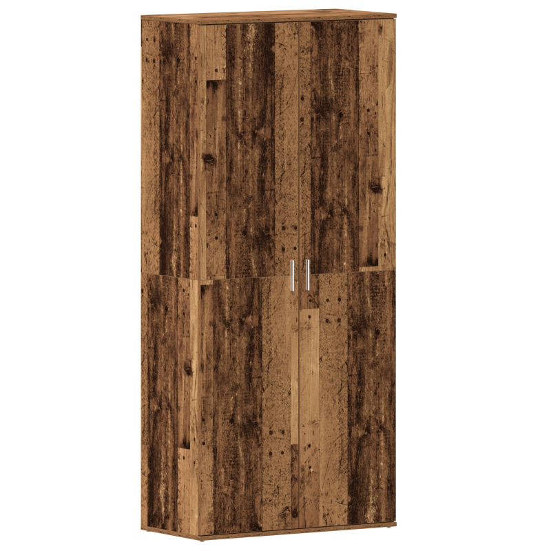 Schuhschrank Altholz 80x39x180 cm Holzwerkstoff