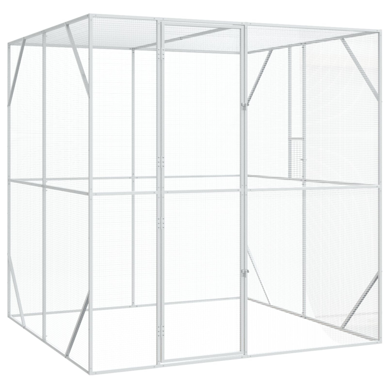Vogelhaus Anthrazit 209x202x214 cm Stahl