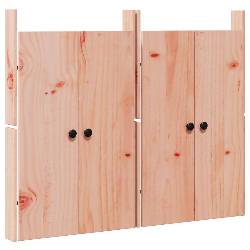 Außenküchentüren 2 Stück 50x9x82 cm Massivholz Douglasie