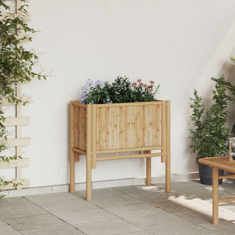 Garten Hochbeet 70x35x70 cm Bambus