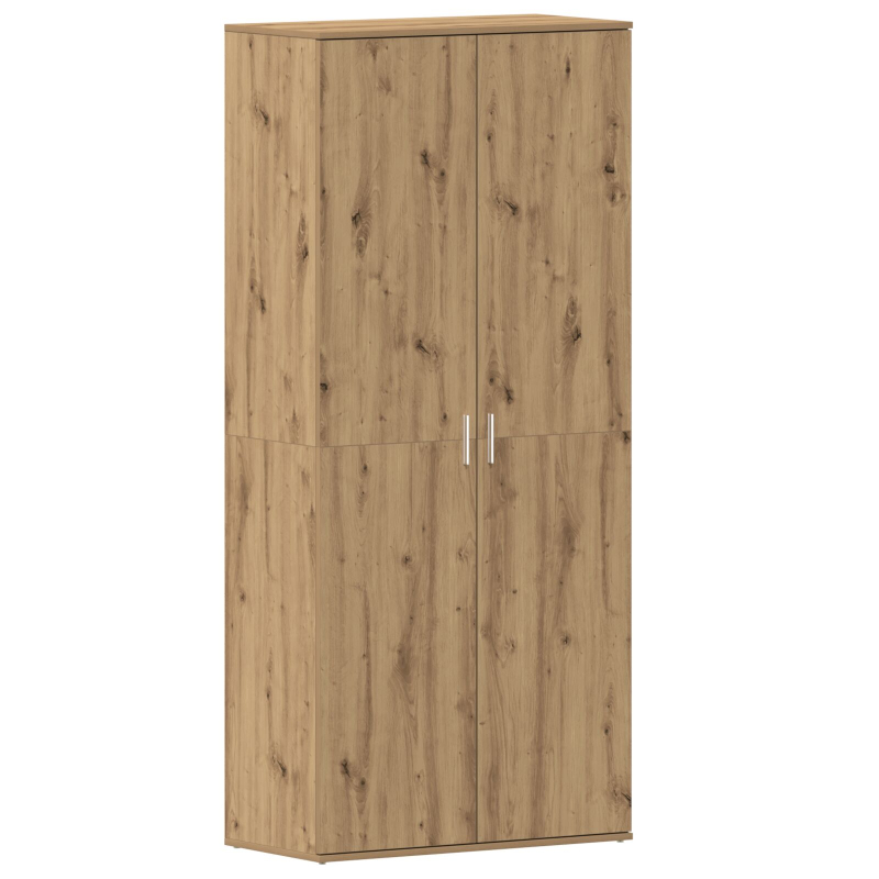 Schuhschrank Artisan Eiche 80x39x180 cm Holzwerkstoff
