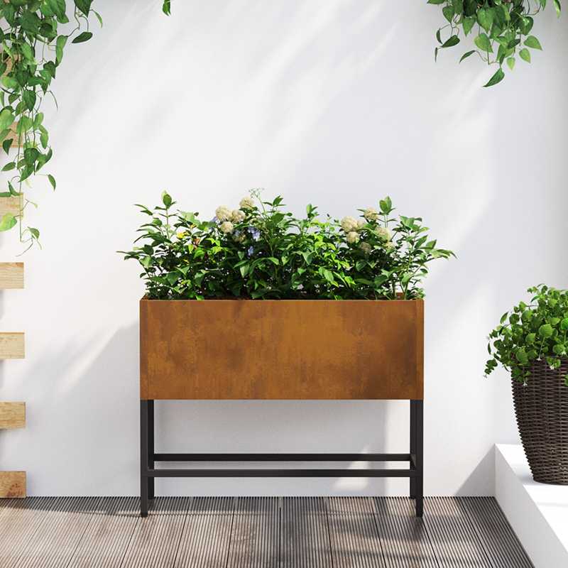 Hochbeet 60x26x45 cm Wetterstahl