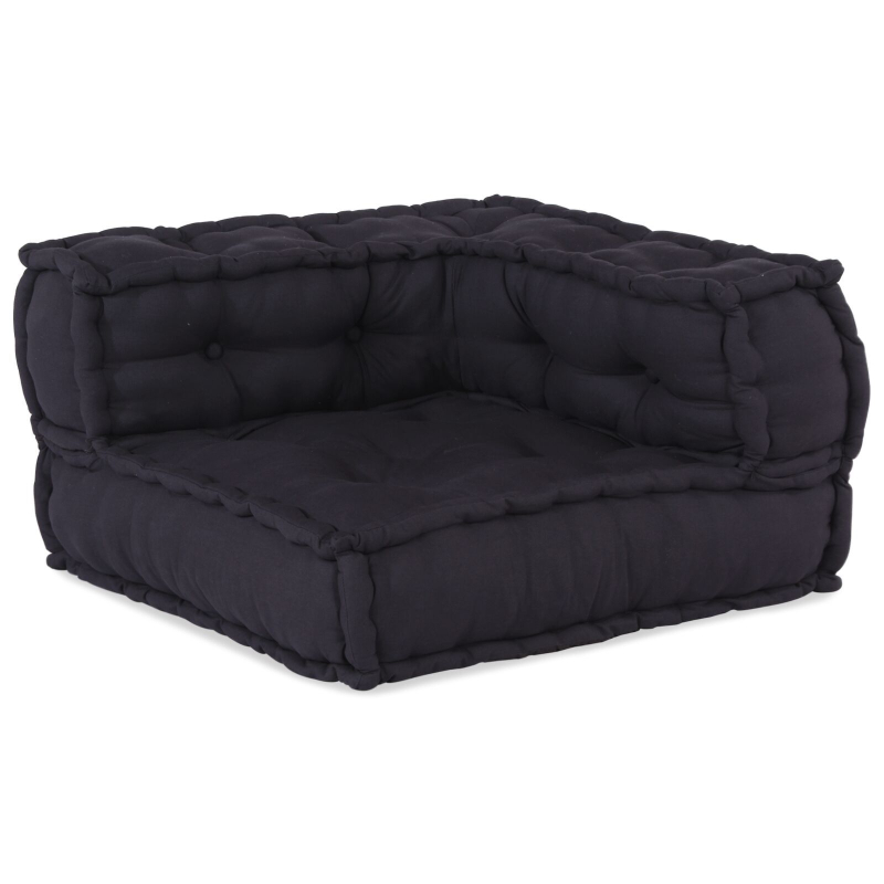 Modulare Poufs 4er Set Anthrazit