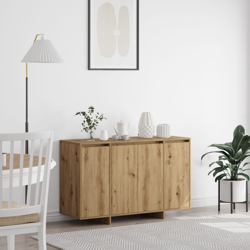 Eichen Sideboard Artisan Eiche Holzwerkstoff 120 x 41 x 75 cm