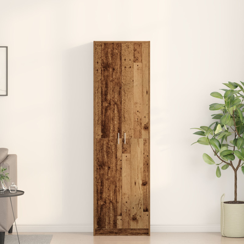 Kleiderschrank Altes Holz 55x25x189 cm Holzwerkstoff