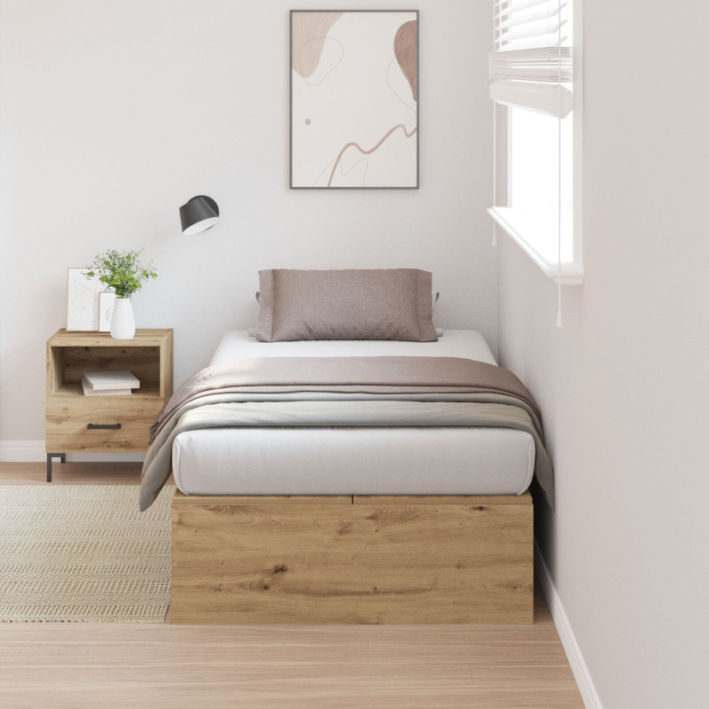 Stauraum Bettgestell Artisan Eiche 80x200 cm
