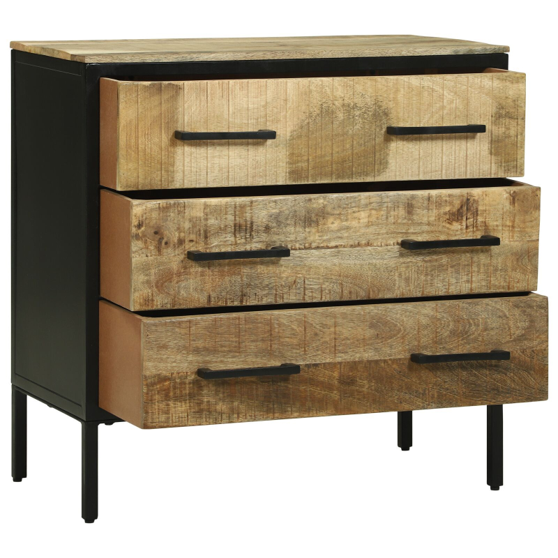 Sideboard 70x35x70 cm Massivholz Mango