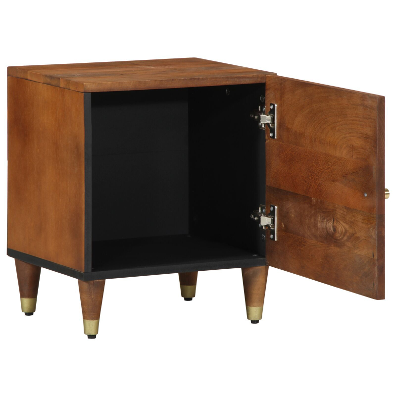 Nachttisch 40x33x46 cm Massivholz Mango