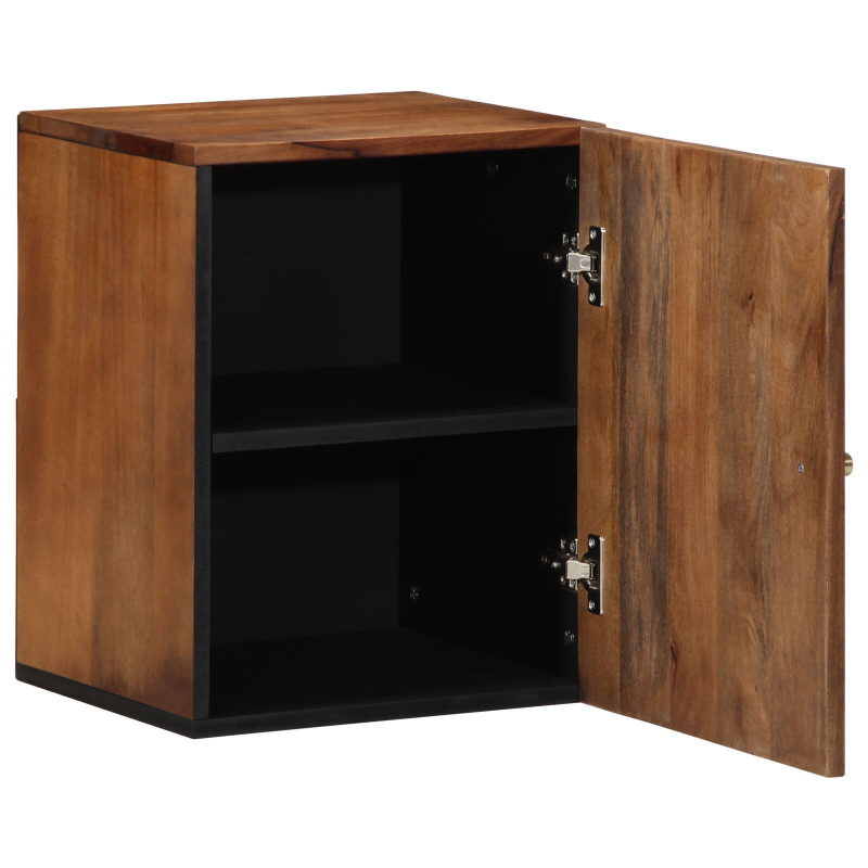 Badezimmer Wandregal 38x33x48 cm Massivholz Mango