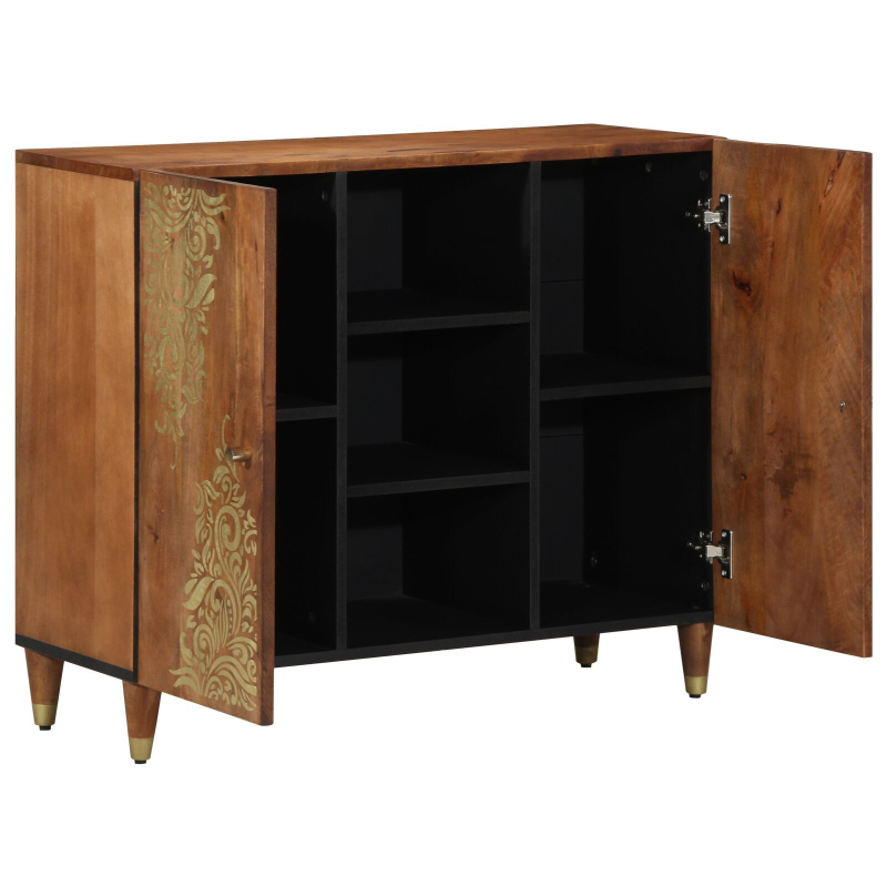 Sideboard 90x33x75 cm Massivholz Mango