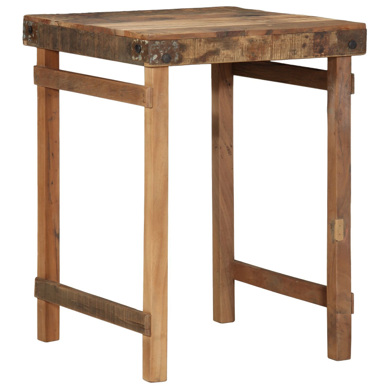 Esstisch 55x60x76 cm Massivholz wiederverwendet