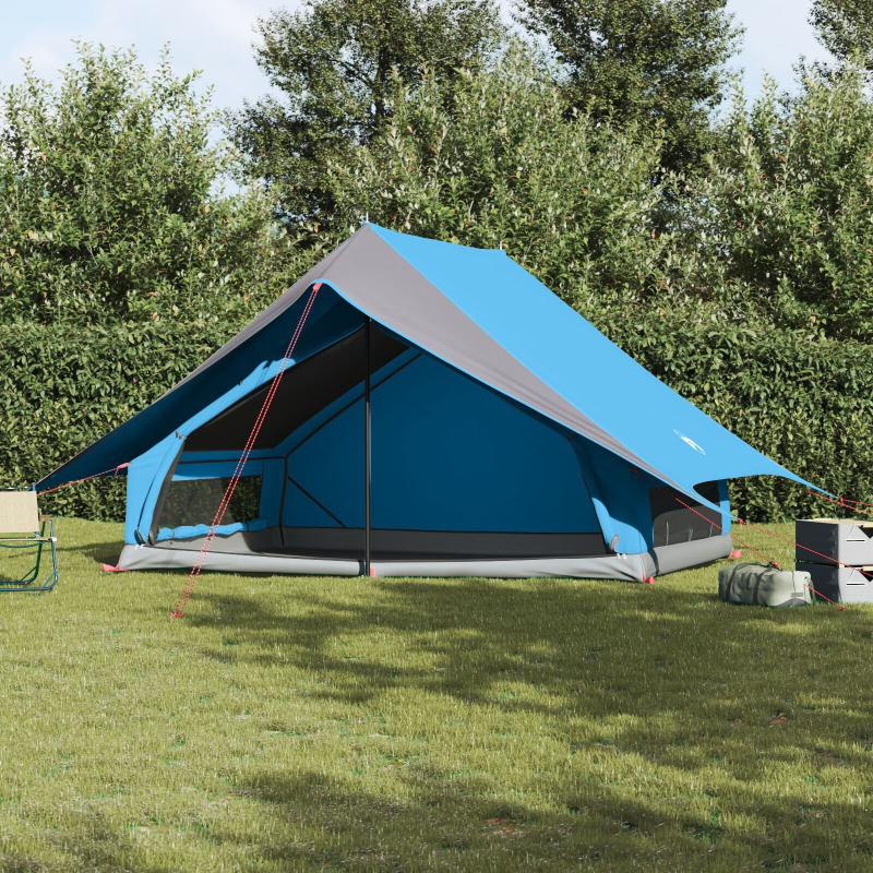 Familienzelt A-Frame 7-Personen Blau Wasserdicht