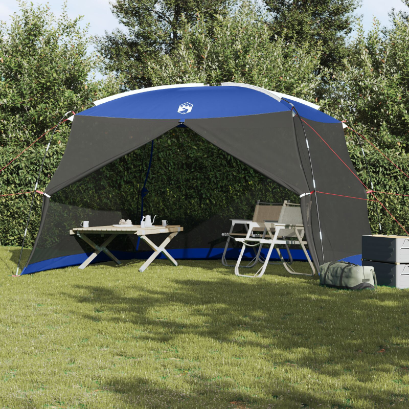 Camping Moskito-Netz mit Tür Blau für 5 Personen Wasserdicht