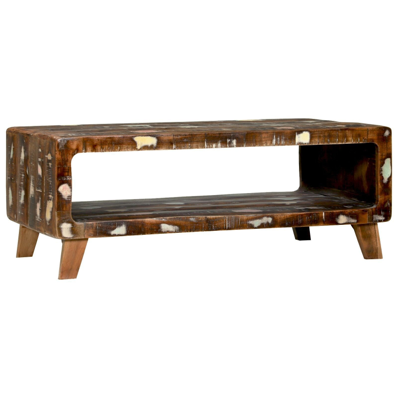 Couchtisch 90x50x35 cm Massivholz Altholz