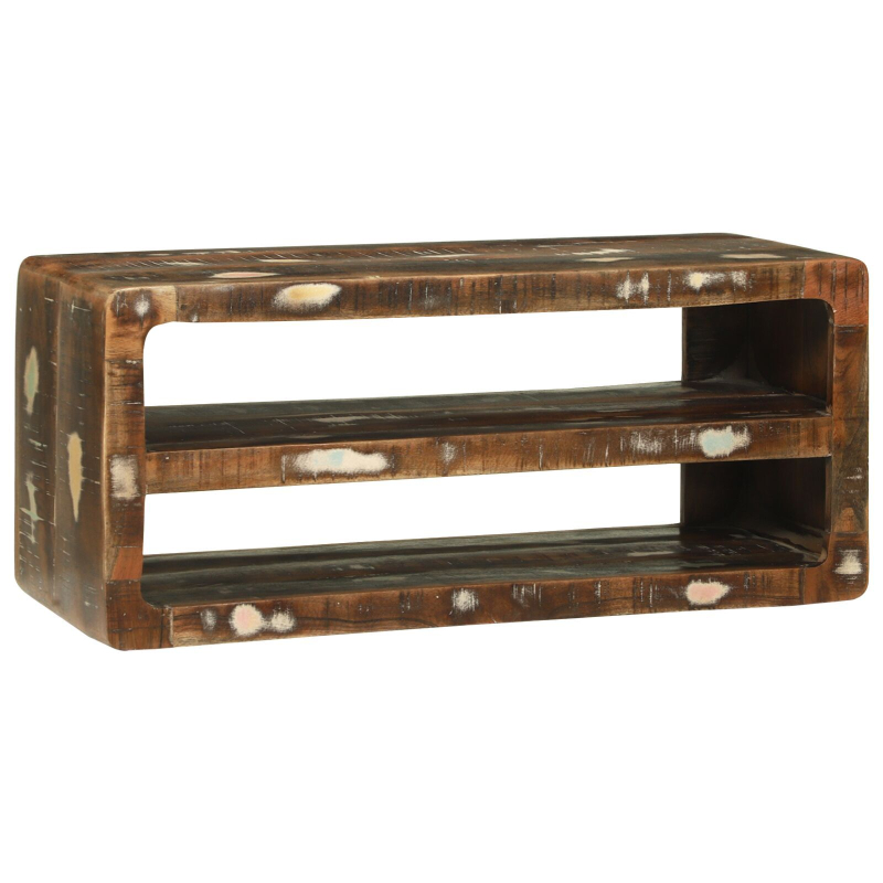 TV-Schrank 80x32x36 cm Massivholz Altholz