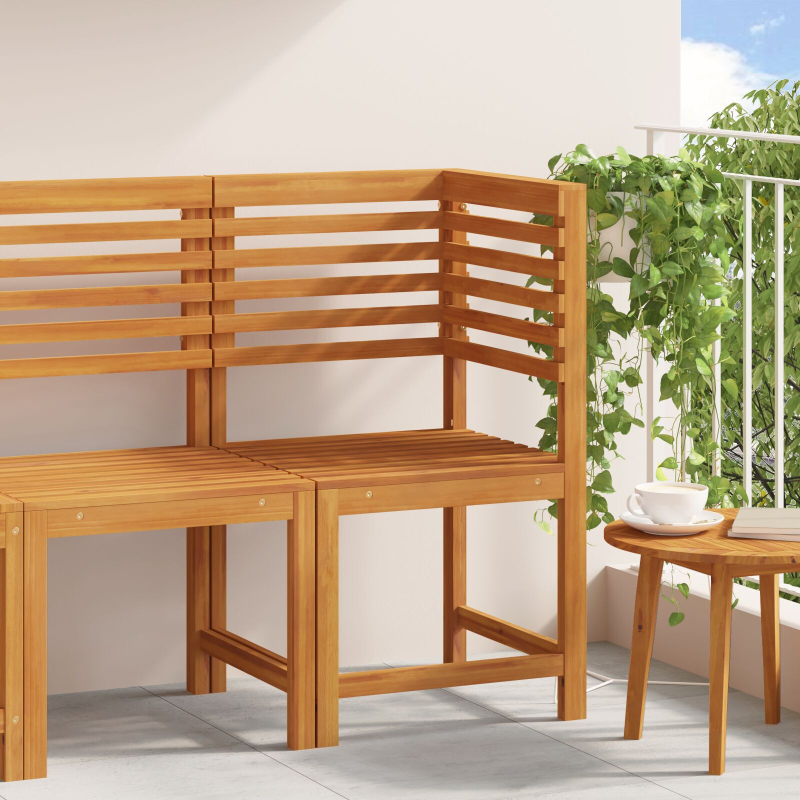 Gartenstuhl Ecke Massivholz Akazie