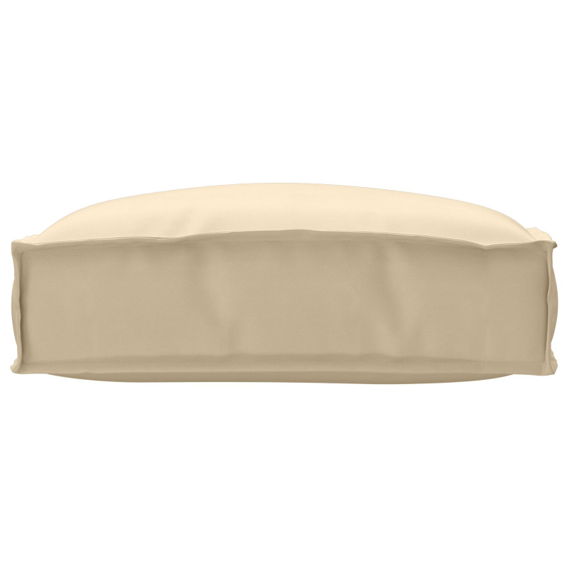 Palettenkissen für Sitz Beige 50x50x12 cm Oxford-Stoff