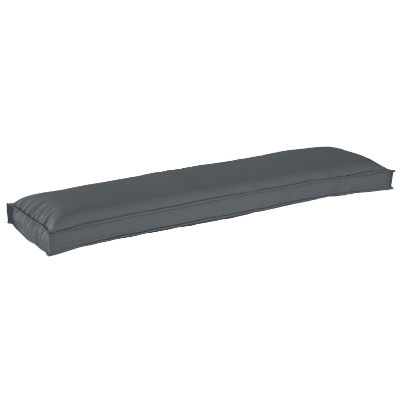 Palett Kissen für Bank 2 Stück Anthrazit 150x40x8 cm Oxfordstoff