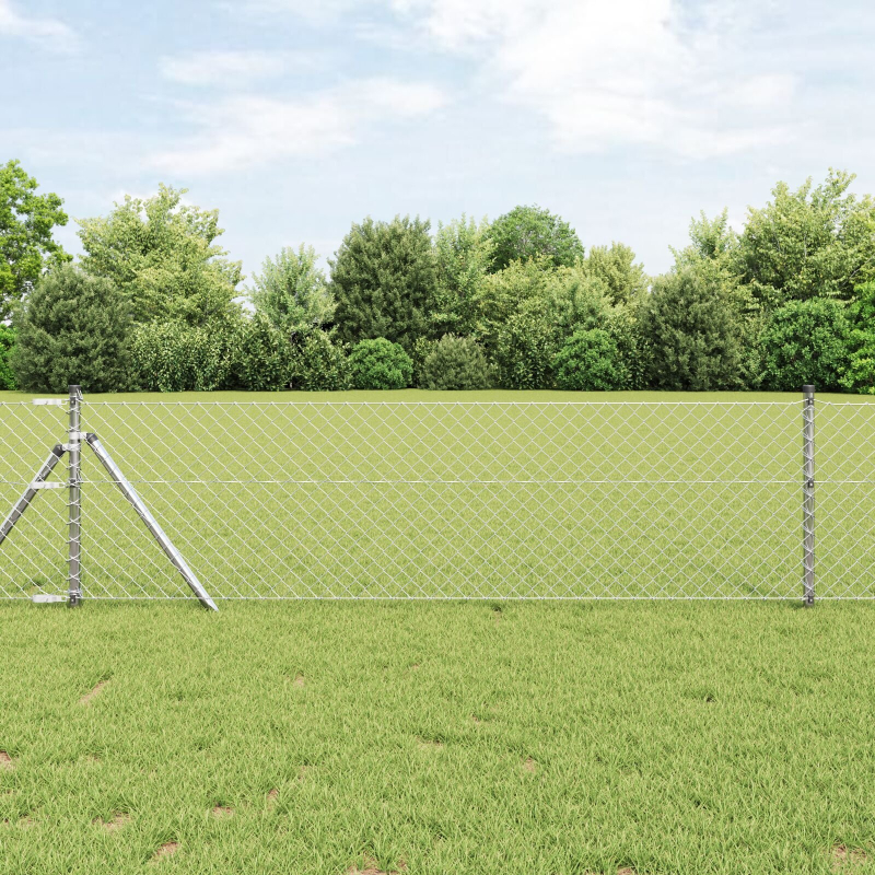 Kettenzaun 0.4x10 m Feuerverzinkter Stahl