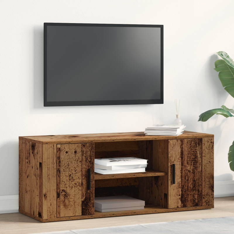 TV-Schrank Alte Holzwirtschaft 100x35x40 cm Engineering Holz