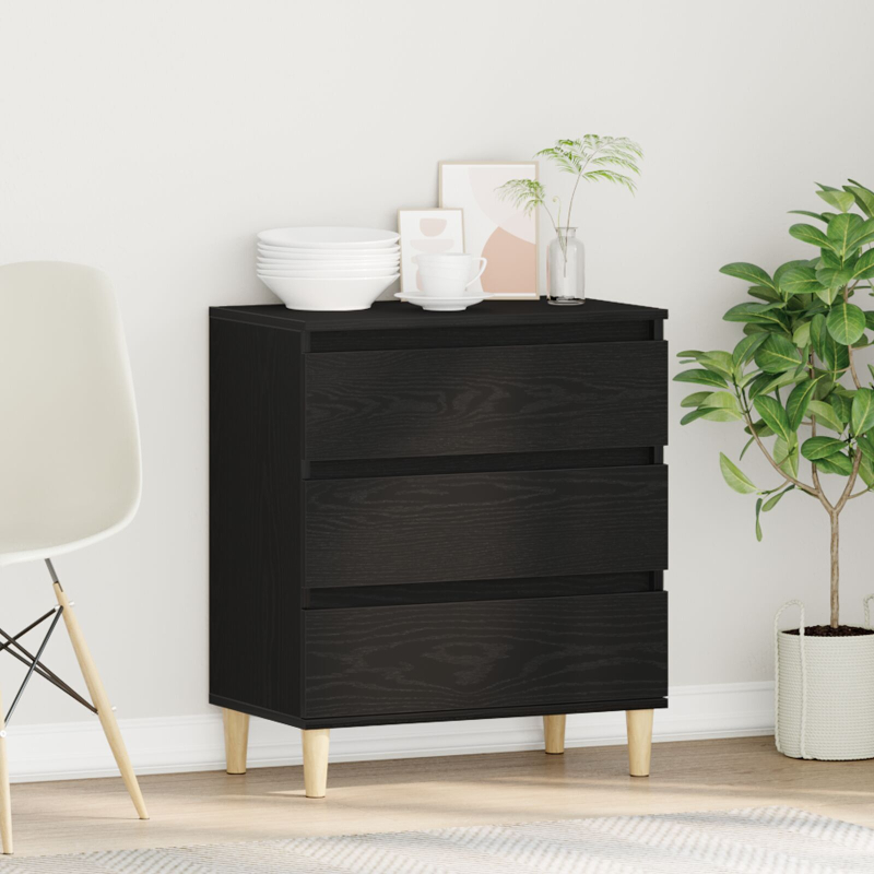 Sideboard Schwarze Eiche 60x35x70 cm Holzwerkstoff