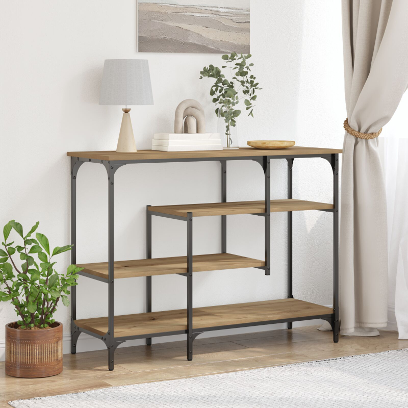 Konsole Artisan Eiche 100x35x75 cm Ingenieure Holz & Stahl