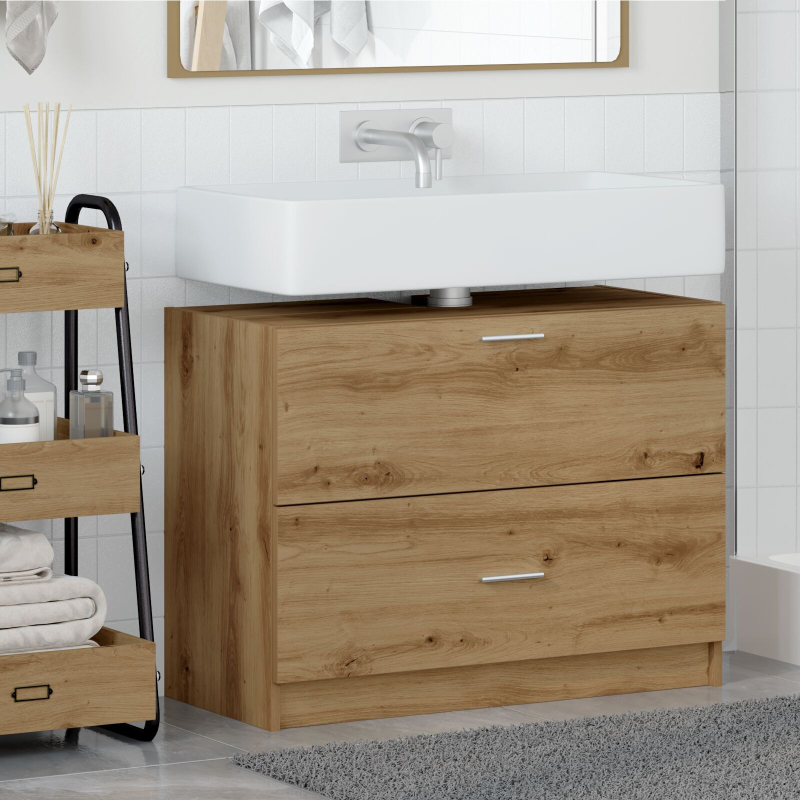 Waschkabine Artisan Eiche 78x37x59 cm Ingenieurholz