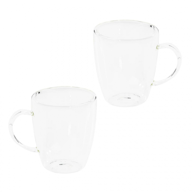 HI Cappuccino Gläser 2 Stk. 270 ml Transparent