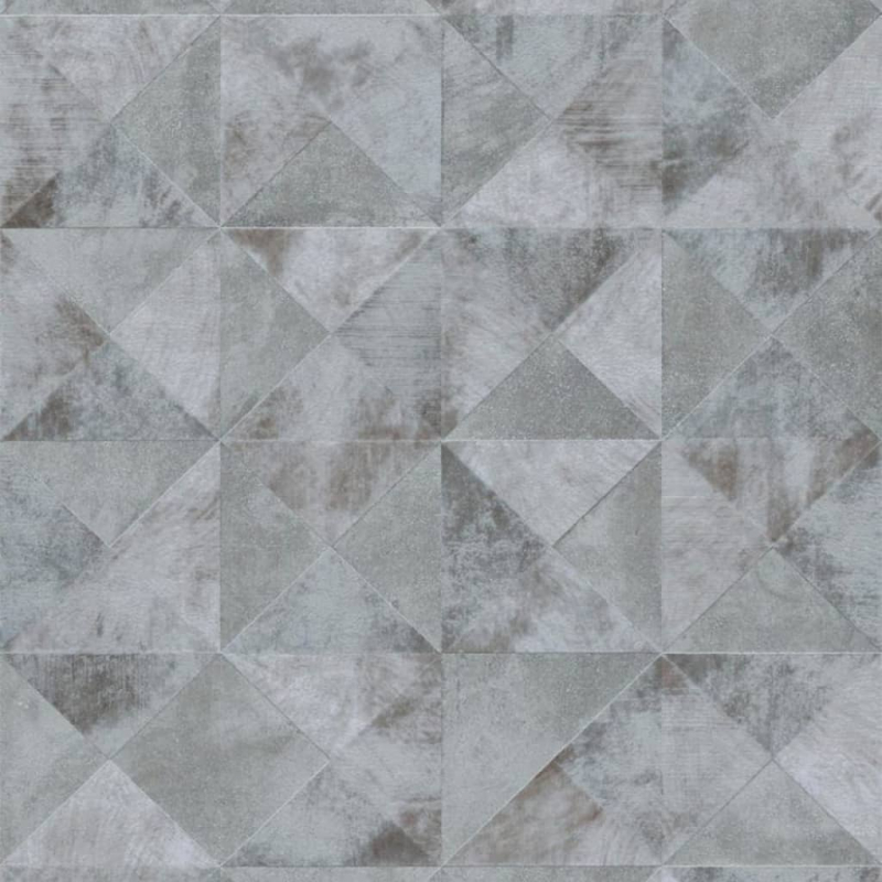 Topchic Tapete Graphic Shapes Facet Metallic-Grau