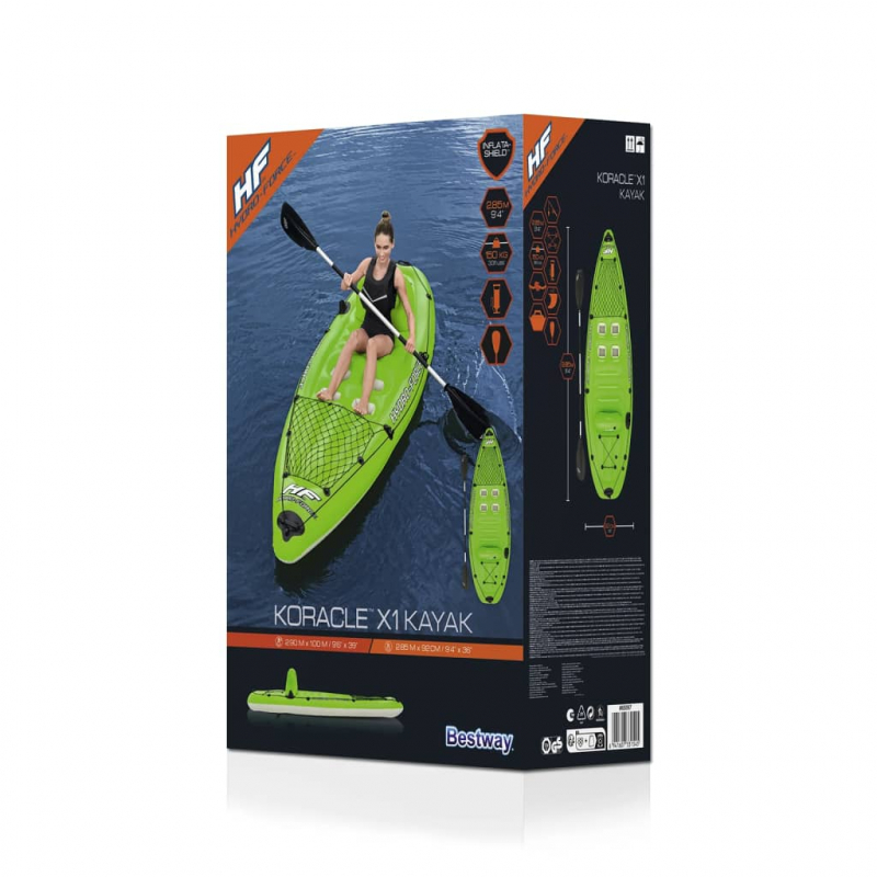 Bestway Angelboot-Set Hydro-Force Koracle Aufblasbar