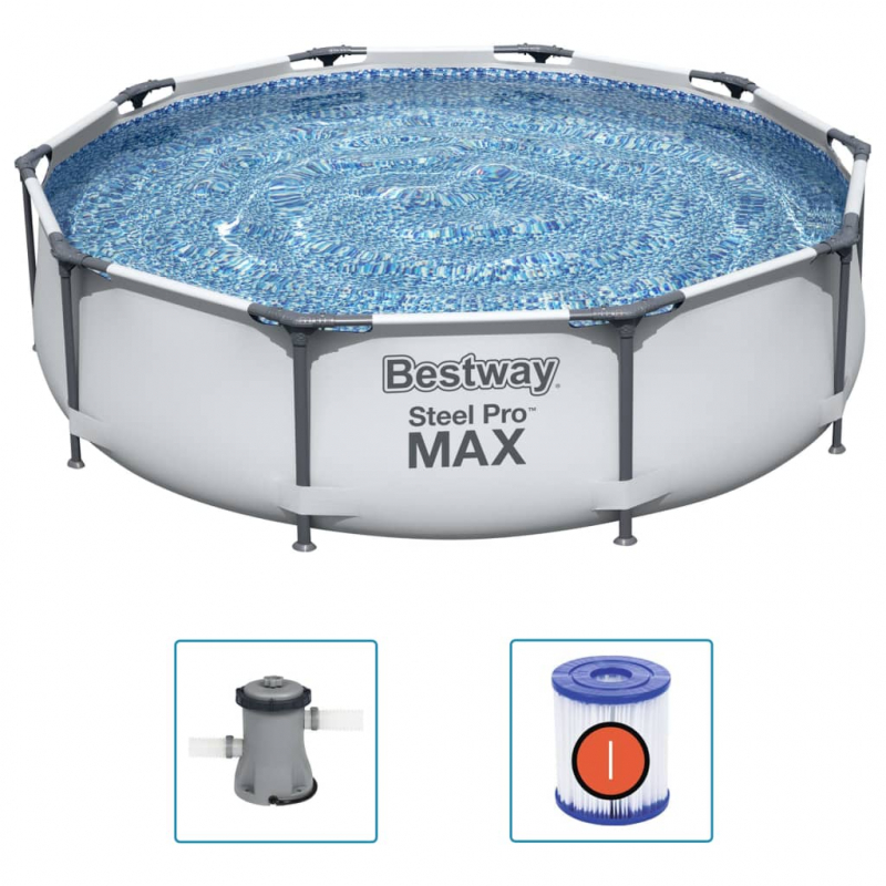 Bestway Steel Pro MAX Swimmingpool-Set 305x76 cm